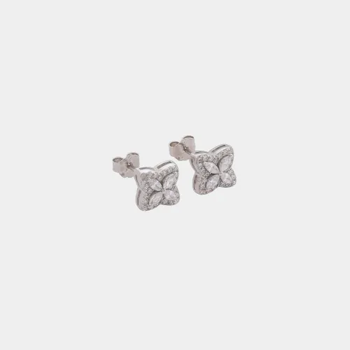 Aretes Trebol Luxe 7,2 mm