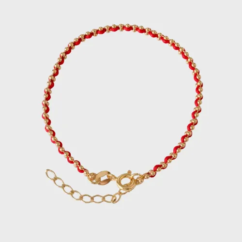 Pulsera Hilo Laminado 15 cm + Extensor