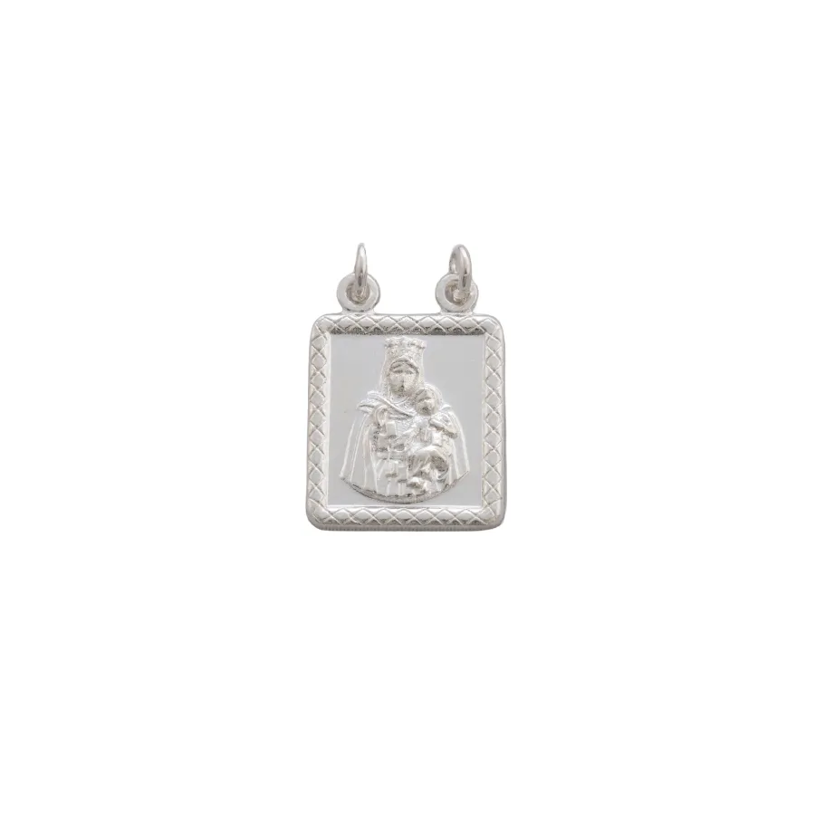 Dije Escapulario - Virgen del Carmen 1,4 cm
