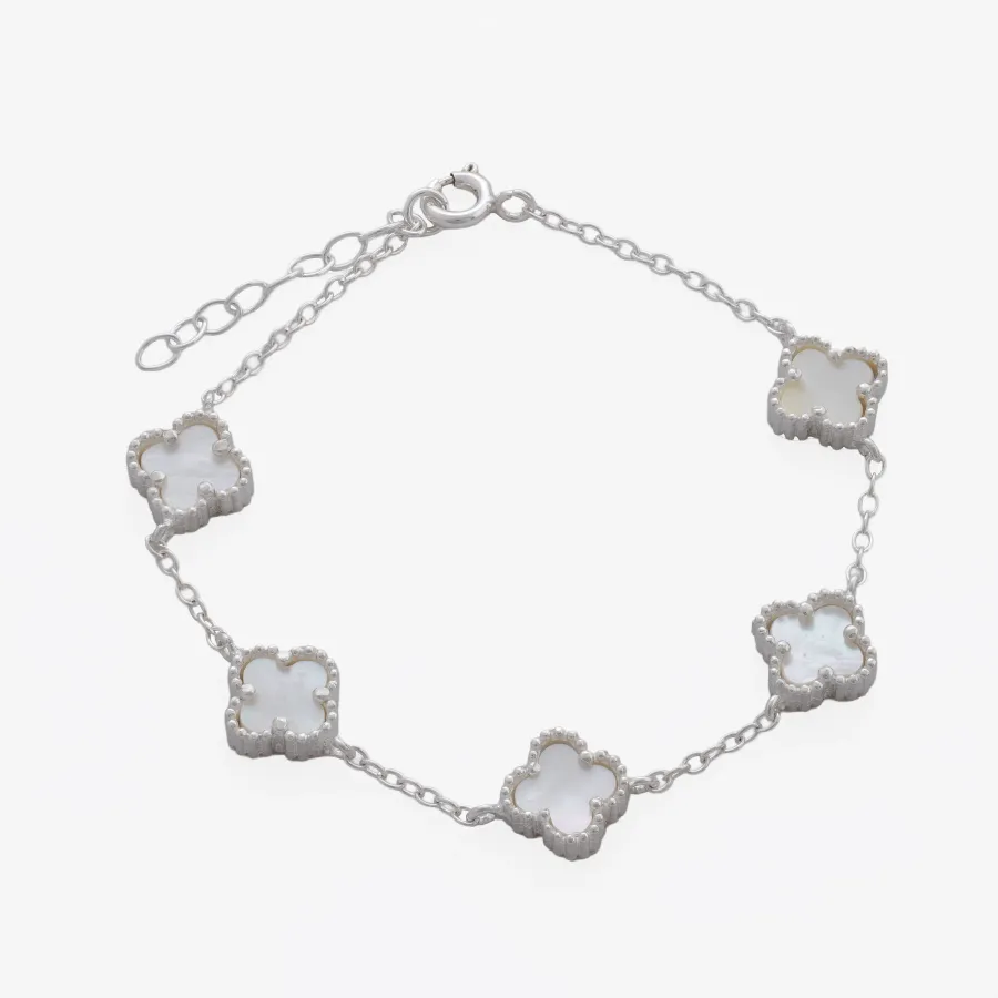 Pulsera Clover Nacar 5H 10 mm 17 cm + Ext