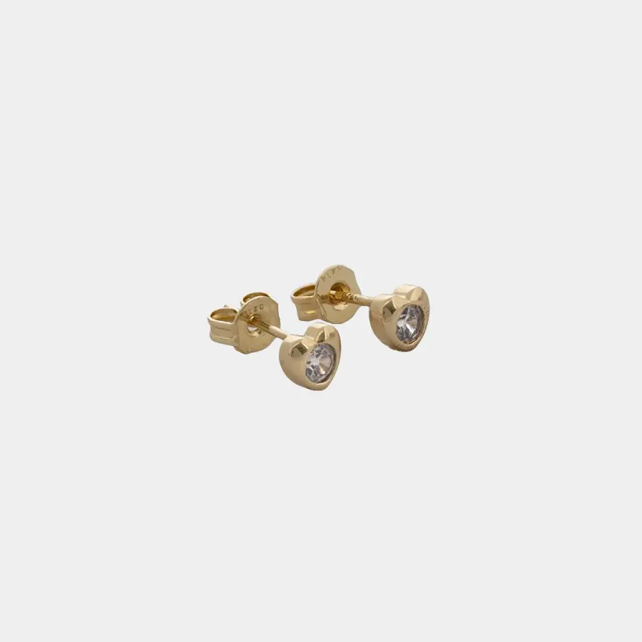 Aretes Corazon Crystal