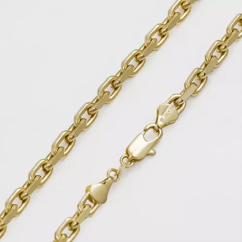 Cadena Aros Diamantada Gruesa 65 cm