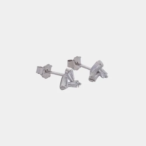 Aretes Triangulo Cristal 6,3 mm