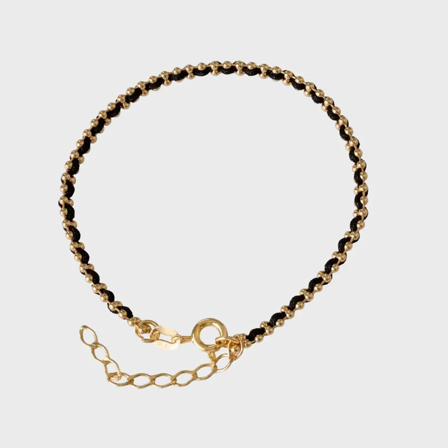 Pulsera Hilo Laminado 15 cm + Extensor