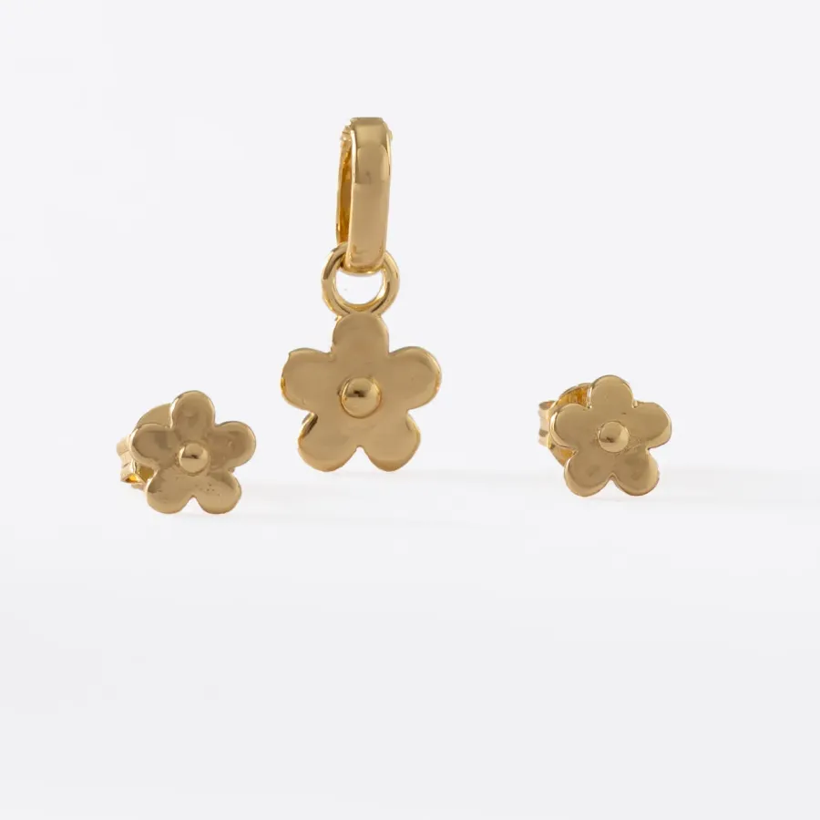 Conjunto Golden Flower