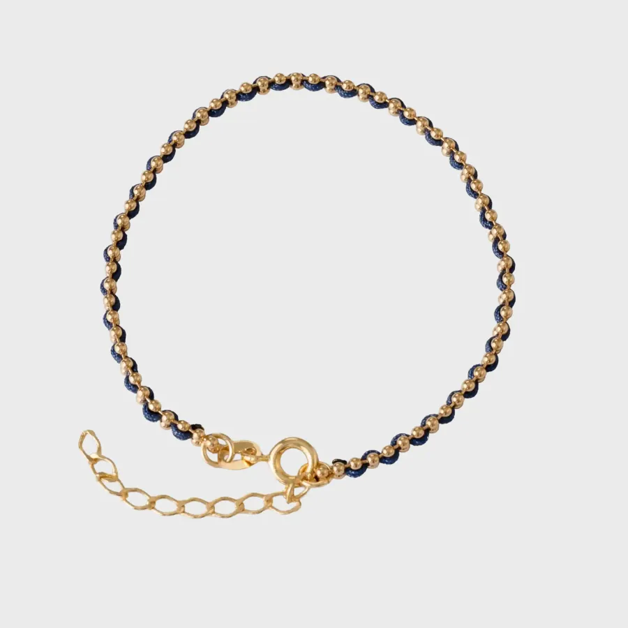 Pulsera Hilo Laminado 15 cm + Extensor