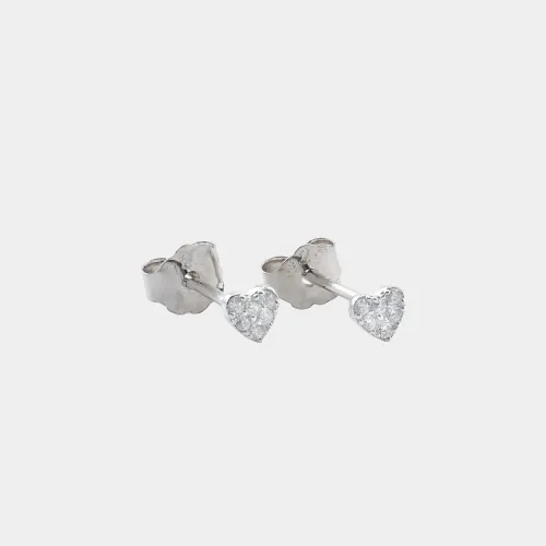 Aretes Coeur Delicat 3x2 mm
