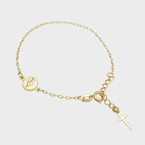 Pulsera Virgen Milagrosa 16.5 cm Extensor