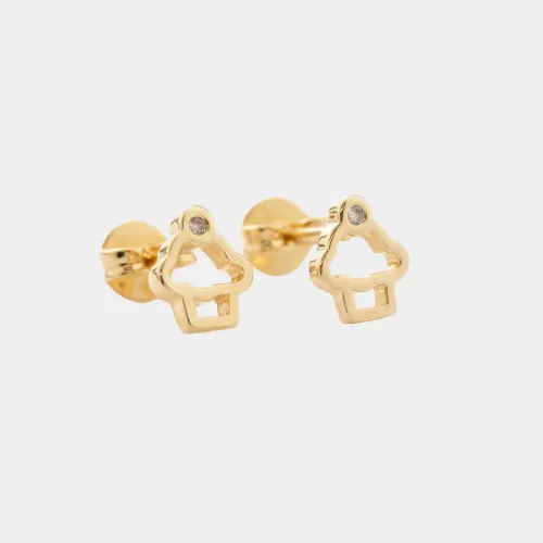 Aretes Cupcake Cristal