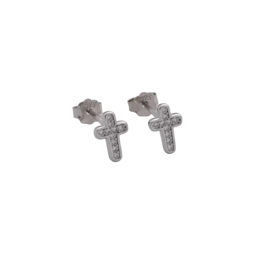 Aretes Cruz Celestial 7.6 mm